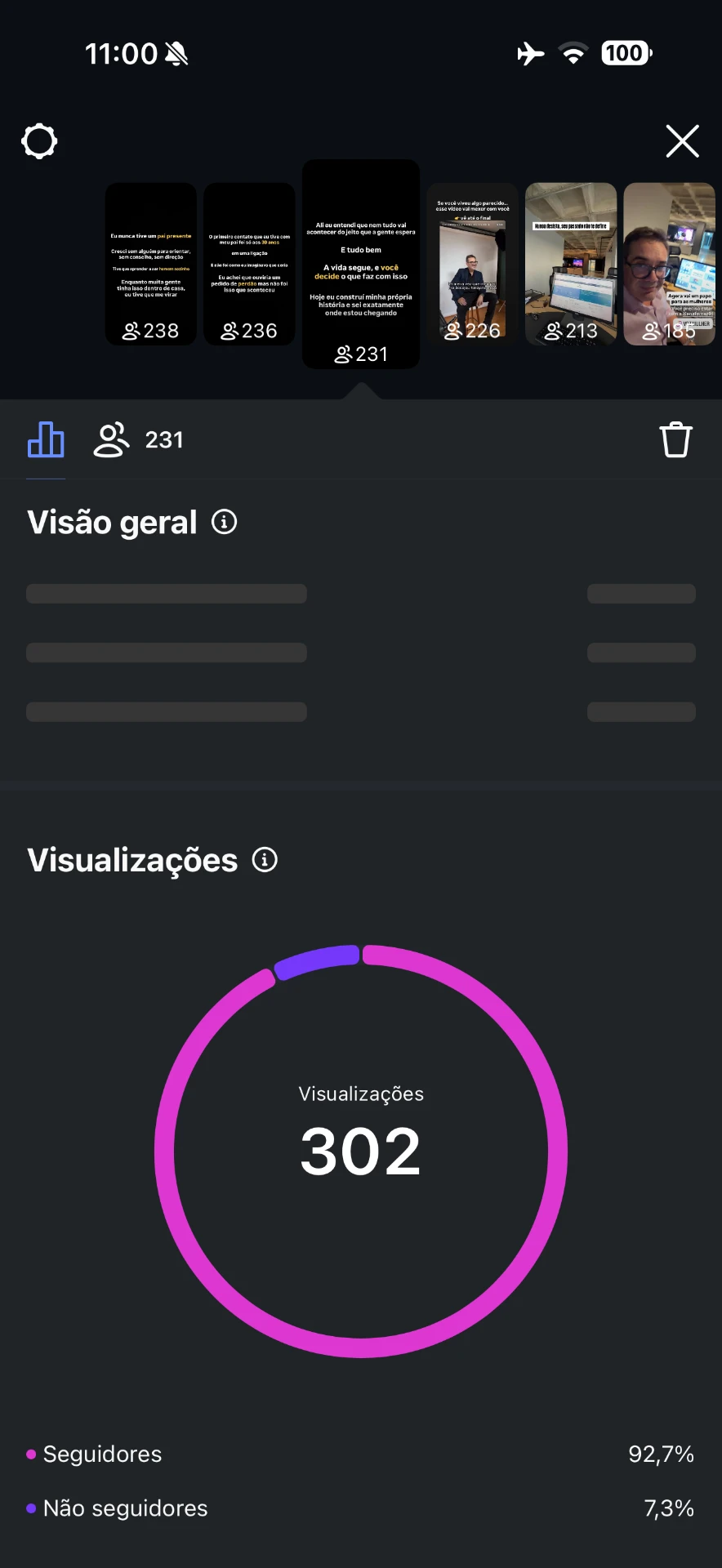 Print de resultado do Instagram